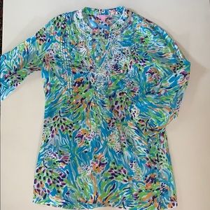 Lilly print top
